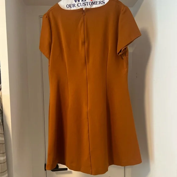 Neiman Marcus Terracotta Mini Dress - Picture 4 of 5
